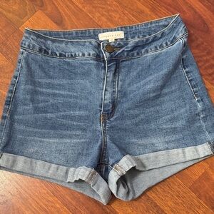 Copper Key Women's Blue Denim Shorts Size 9